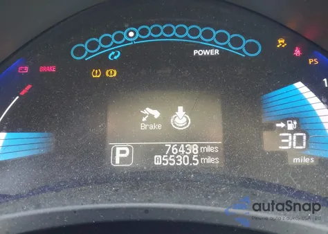 2011 Nissan Leaf Sl z USA, uszkodzony, nr VIN JN1AZ0CP1BT007143